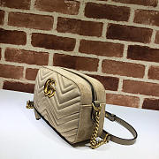 GUCCI Khaki velvet Bag Bgasaa - 6