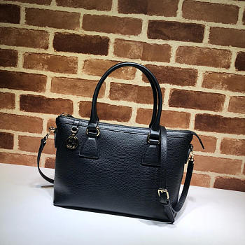 Bagsaa Gucci Calfskin Black Handbag