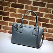 Bagsaa Gucci Calfskin Light Blue Handbag - 1