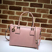 Bagsaa Gucci Calfskin Pink Handbag - 1
