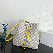 Louis Vuitton NEONOE Handbag Monogram Canvas Calfskin Bucket Yellow bag - 1