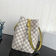 Louis Vuitton NEONOE Handbag Monogram Canvas Calfskin Bucket Yellow bag - 3