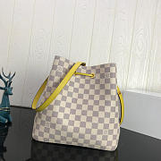 Louis Vuitton NEONOE Handbag Monogram Canvas Calfskin Bucket Yellow bag - 5