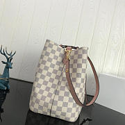 Louis Vuitton NEONOE Handbag Monogram Canvas Calfskin Bucket Pink bag - 5