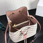 Louis Vuitton NEONOE Handbag Monogram Canvas Calfskin Bucket Pink bag - 4