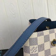 Louis Vuitton NEONOE Handbag Monogram Canvas Calfskin Bucket Blue bag - 5