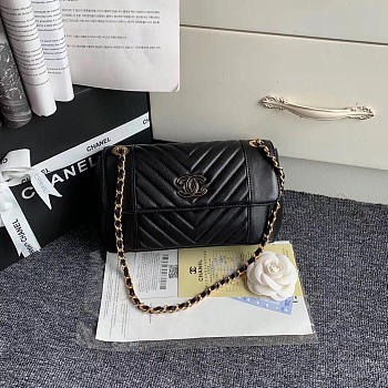 Chanel Original Lambskin Flap Bag with Black Bagsaa