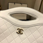 Chanel mini Chain Shoulder White Handbag  - 3