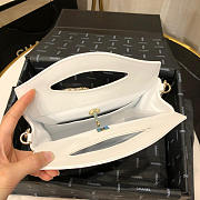 Chanel mini Chain Shoulder White Handbag  - 5