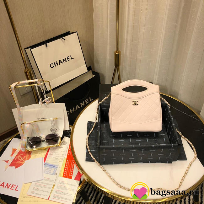 Chanel mini Chain Shoulder Pink Handbag - 1