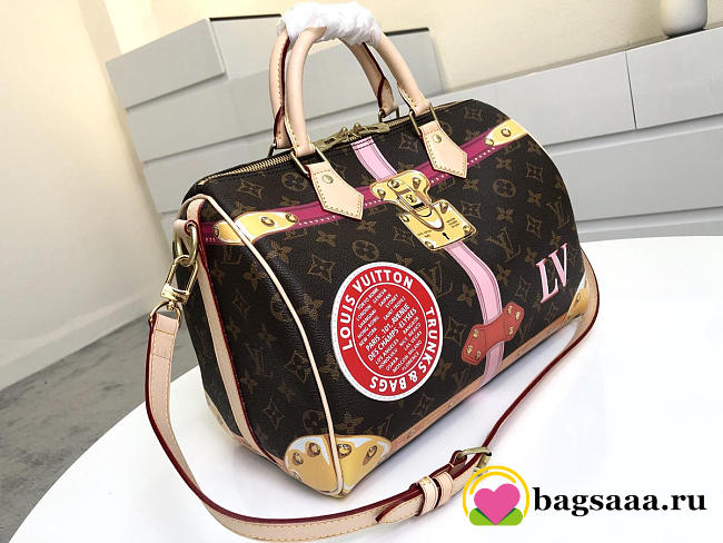 LV Speedy Monogram Handbag 30cm N41603 Bagsaa - 1