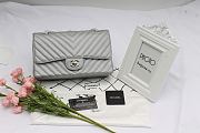 Chanel Flap Bag Caviar Bag 25cm with Silver Hardware - 1