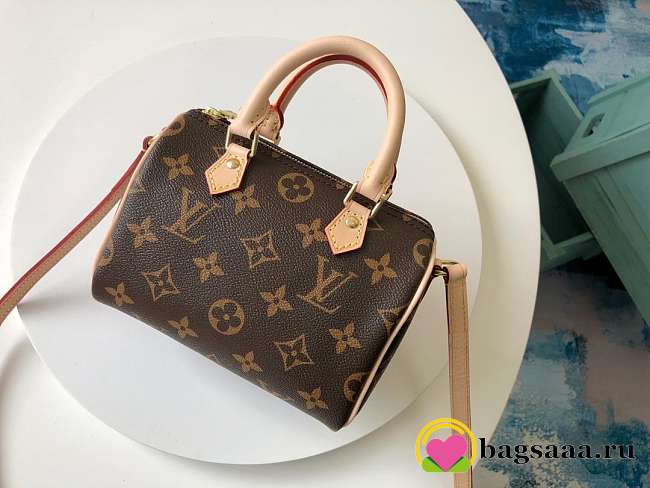 Louis Vuitton Mini Monogram Nano Speedy M61252 Bagsaa - 1