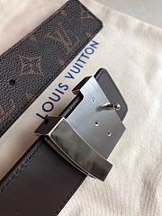 Louis Vuitton Monogram Belt Silver Hardware Bagsaa - 3