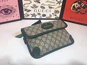 Gucci Supreme belt bag Green 493930 - 5