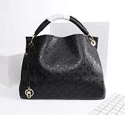 Louis Vuitton Artsy Monogram Empreinte embossed leather Handbag Black - 1