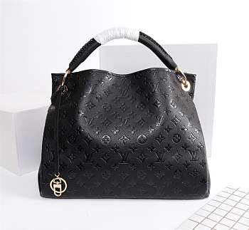 Louis Vuitton Artsy Monogram Empreinte embossed leather Handbag Black