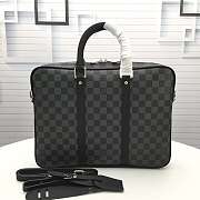 Louis Vuitton Porte-Documents Voyage Small Canvas Damier bag - 1