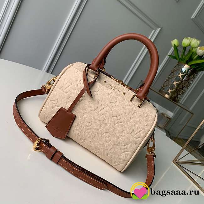 Louis Vuitton embossed leather Speedy 20 Handbag - 1