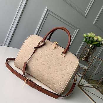 Louis Vuitton embossed leather Speedy 25 Handbag