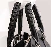 Louis Vuitton Mahina zipper Tote handbag Black - 5