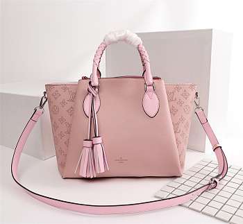Louis Vuitton Mahina zipper Tote handbag Pink