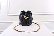 Gucci Marmont mini bucket Black bag 575163 - 6