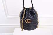 Gucci Marmont mini bucket Black bag 575163 - 3