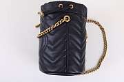 Gucci Marmont mini bucket Black bag 575163 - 5