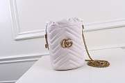 Gucci Marmont mini bucket White bag 575163 - 1