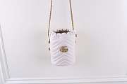 Gucci Marmont mini bucket White bag 575163 - 2