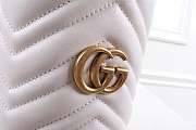 Gucci Marmont mini bucket White bag 575163 - 6