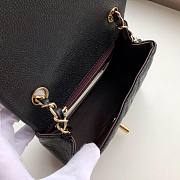 Chanel Flap Bag Caviar Goldr Hardware Black 17cm Bagsaa - 2