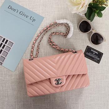 Chanel 25cm CF1112 Lambskin Pink Bagsaa