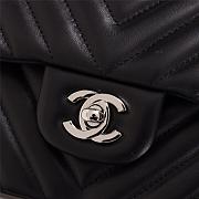Chanel 25cm CF1112 Lambskin Black Bagsaa - 3