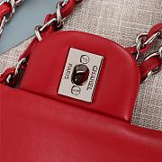 Chanel 25cm CF1112 Lambskin Red Bagsaa - 6