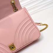 Gucci Marmont medium matelassé shoulder Pink bag 443496 - 2