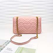 Gucci Marmont medium matelassé shoulder Pink bag 443496 - 6