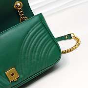 Gucci Marmont small matelassé shoulder bag Green 26cm 443497 Bagsaa - 2