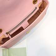 Gucci Marmont Small Matelassé Shoulder Bag Pink 26cm 443497 - 2