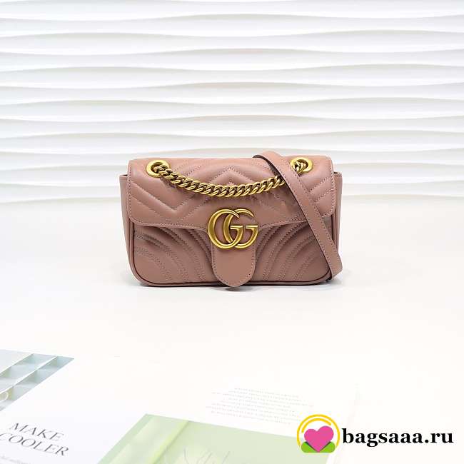 Gucci Marmont Mini Matelassé Shoulder Bag 23cm 446744 - 1