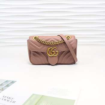 Gucci Marmont Mini Matelassé Shoulder Bag 23cm 446744