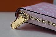 Louis Vuitton Micro Pochette Accessories Zipper wallet Red  - 3