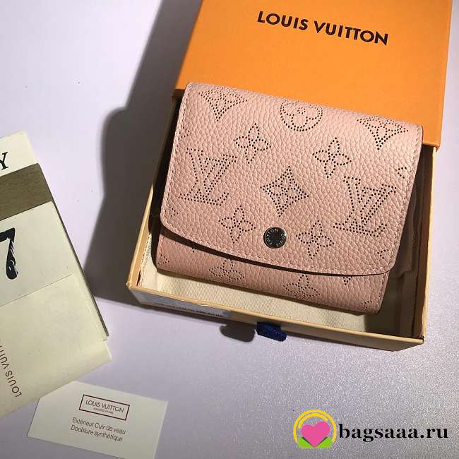 Louis Vuitton Iris Compact Wallet Pink Bagsaa - 1
