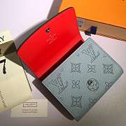 Louis Vuitton Iris Compact Wallet Blue Bagsaa - 4