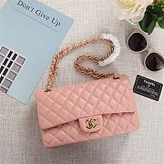 Chanel Flap Bag 25cm Pink Gold Hardware Bagsaa - 1