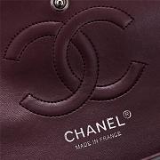 Chanel Flap Bag 25cm Black Silver Hardware Bagsaa - 2