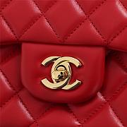 Chanel Flap Bag 25cm Red Gold Hardware Bagsaa - 2