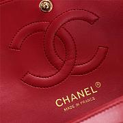 Chanel Flap Bag 25cm Red Gold Hardware Bagsaa - 5