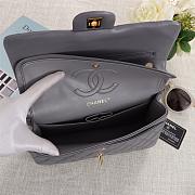 Chanel Flap Bag 25cm Gray Gold Hardware Bagsaa - 3